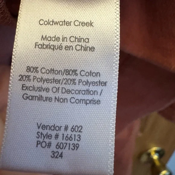 Coldwater Creek Lightweight Fleece Swing Cardigan - Picture 5 of 5